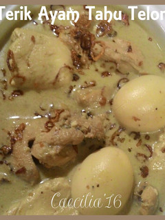 Foto resep Terik Ayam, Tahu, Telor