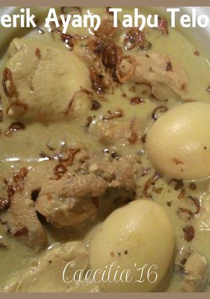Foto resep Terik Ayam, Tahu, Telor