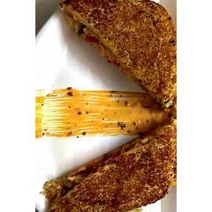 A picture of Fusion Corn Chilla Sandwich.