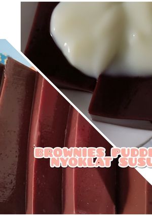 Foto resep Brownies Pudding Nyoklat Susu