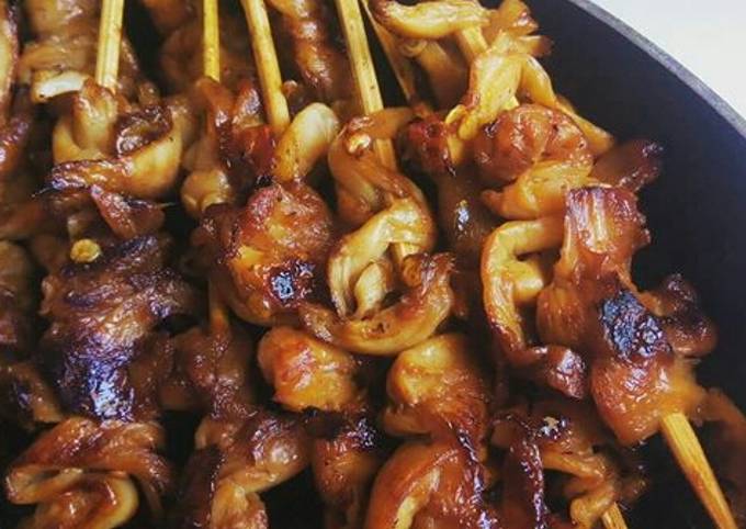 Resep Sate jamur teflon enak gampang banget. #BikinRamadanBerkesan yang Sempurna