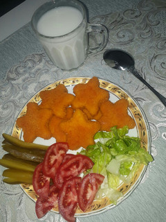 عکسی از دستور ناگت مرغ