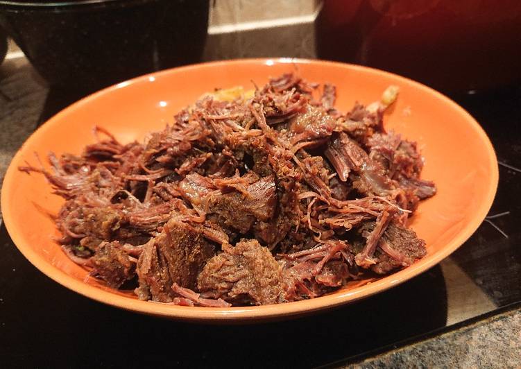 Simple Way to Make Super Quick Homemade Barbacoa (Slow-cooked ox cheeks)
