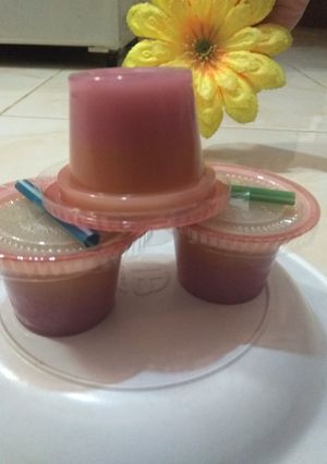 Foto resep Puding pop pulgur(alpukat&anggur) 😊😊