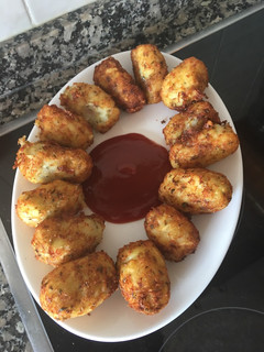 Una foto de Bocadito de patata y salchicha !