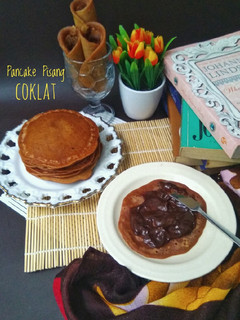 Foto resep Pancake Pisang Coklat Eggless