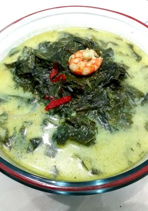 Foto resep Daun Singkong Masak Santan Manis