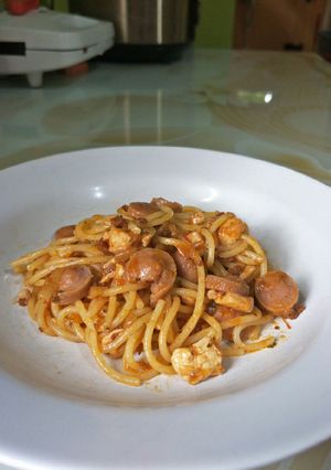 Foto resep Spaghetti Bolognese Ayam