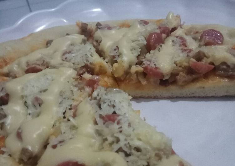 makanan Pizza Teflon Jadi, Sempurna