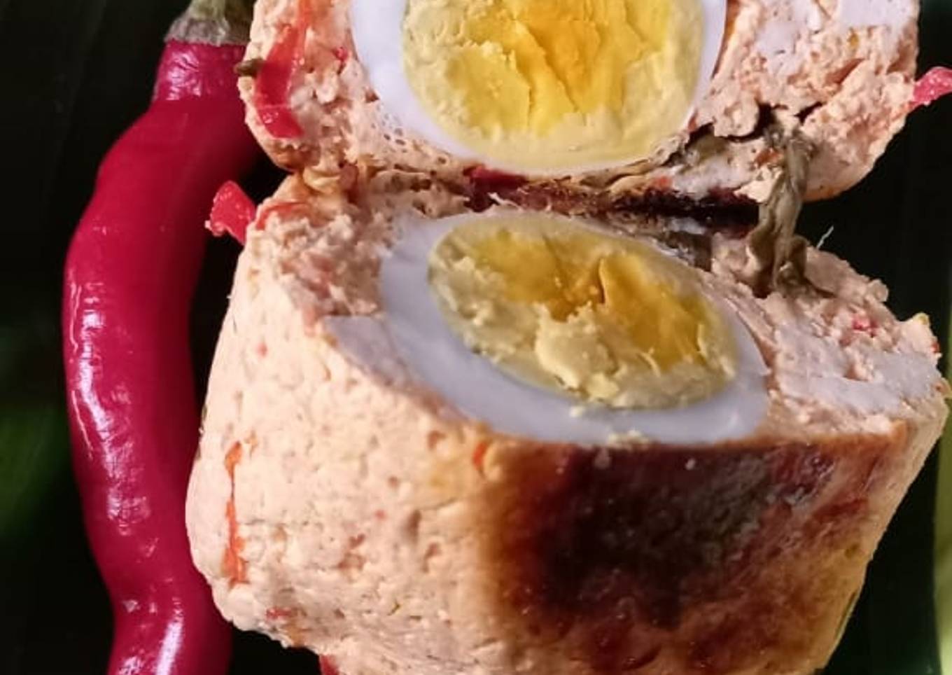 Pepes Tahu Telur Bakar