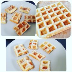 Churro waffles!! A picture of Churro waffles!!.