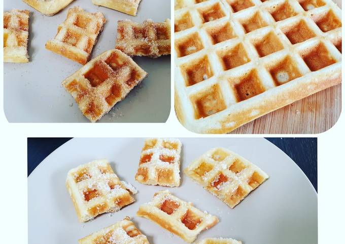 Steps to Prepare Favorite Churro waffles!!