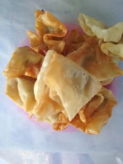 Foto resep Krupuk pangsit isi