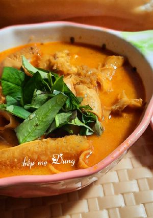 Hình của món Phá lấu lòng bò.