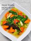 Sayur Bening Bayam Wortel