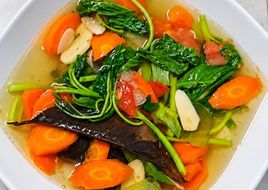 Sayur Bening Bayam Wortel