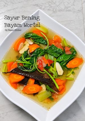 Foto resep Sayur Bening Bayam Wortel