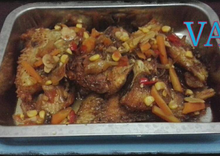 Resep Nila Asam Manis JarWo (Jagung dan Wortel) yang lezat dan Mudah Dibuat