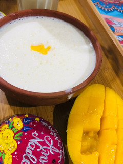 A picture of Mango Lassi Ramadan special.