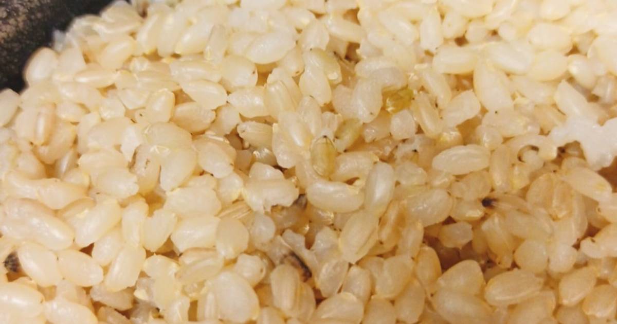 Bikkuri Daki (surprise water) Brown Rice 《Quick and Tasty》 Recipe by