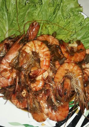 Foto resep Udang goreng mentega simple