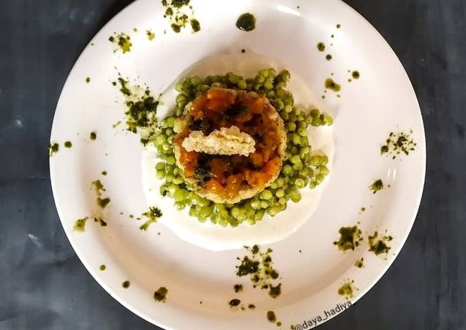 Recipe of Super Quick Homemade Healthy layered Sabudana khichdi