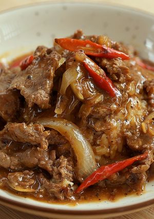 Foto resep Sapi Saus Lada Hitam / Black Pepper Beef Devina Hermawan
