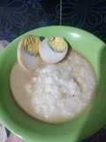 Bubur Nasi dengan Kuah Opor