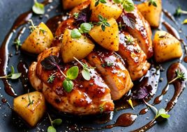 Pollo con Mele e Miele