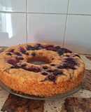 Budín de frutos rojos