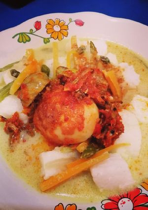Foto resep Lontong sayur lodeh