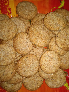 Una foto de Galletitas de harina integral saladas