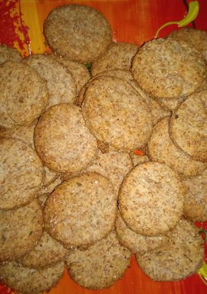 Una foto de Galletitas de harina integral saladas