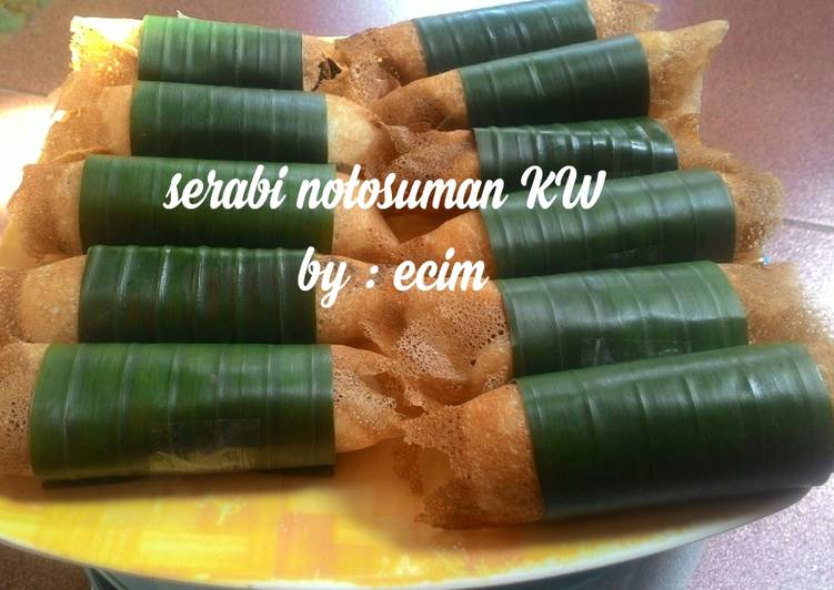 BIKIN NAGIH! Inilah Cara Membuat Serabi Notosuman KW