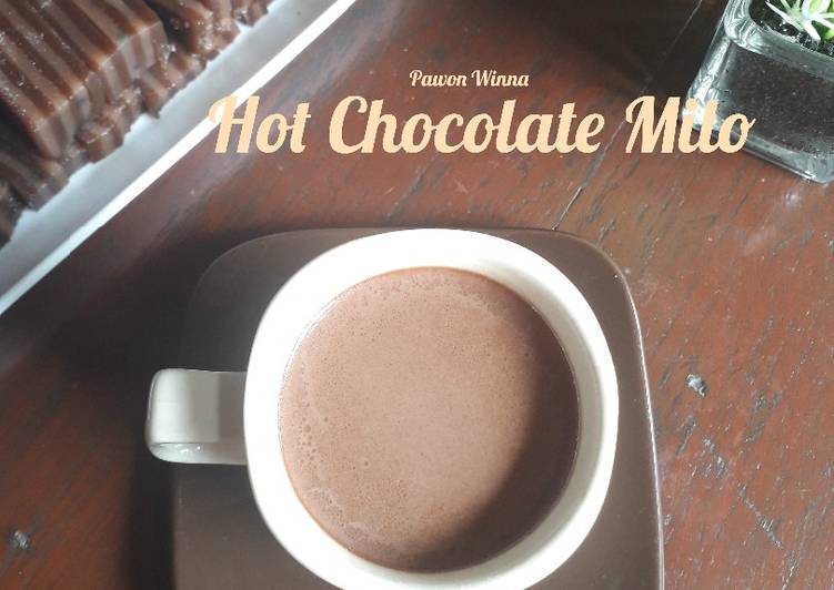 Resep 249.Hot Chocolate Milo, Enak Banget