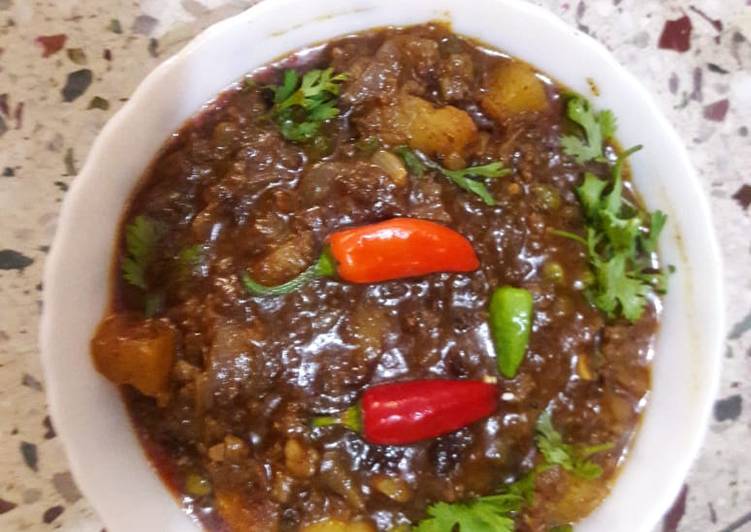 Recipe of Speedy Mutton keema curry