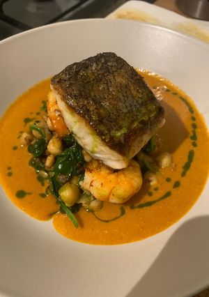 A picture of King Prawn Bisque Sauce #Cookeverypart.