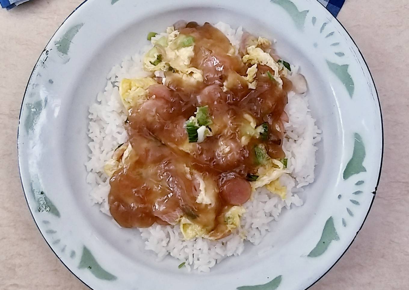 Nasi telur Hongkong
