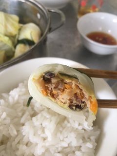 Hình của món Bắp cải cuộn thịt.