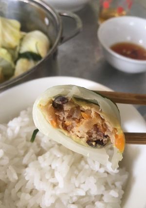 Hình của món Bắp cải cuộn thịt.
