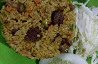 Anti Ribet, Buat Nasi goreng kari kambing Ekonomis