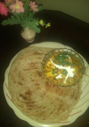 A picture of Paneer Mutter.