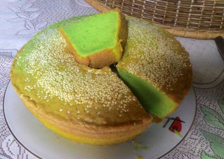 Cara Gampang Menyiapkan Bolu pandan wangi Anti Gagal