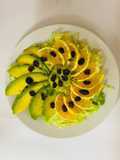Ensalada de aguacate y naranjas
