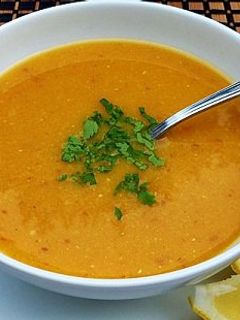 صورة لوصفة طريقة عمل شوربة عدس مصرية