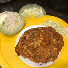 A picture of Cabbage Omelette.