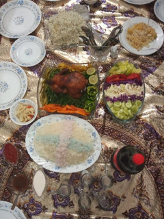 عکسی از دستور مرغ شکم پر بدون فر😋🤩