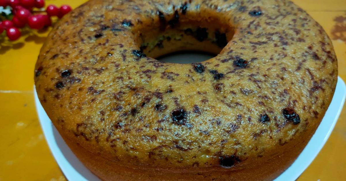 Resep Banana Chocochips Cake (No mixer, No oven) oleh Happy Kitchen