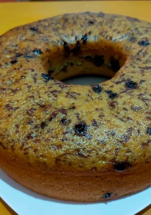 Foto resep Banana Chocochips Cake (No mixer, No oven)