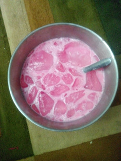 A picture of Milk shake 🍹.